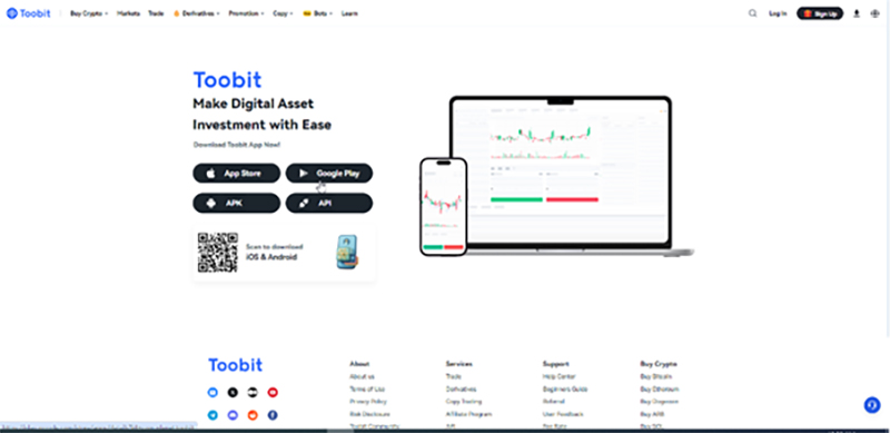 دانلود اپلیکیشن توبیت Toobit App از طریق منابع رسمی