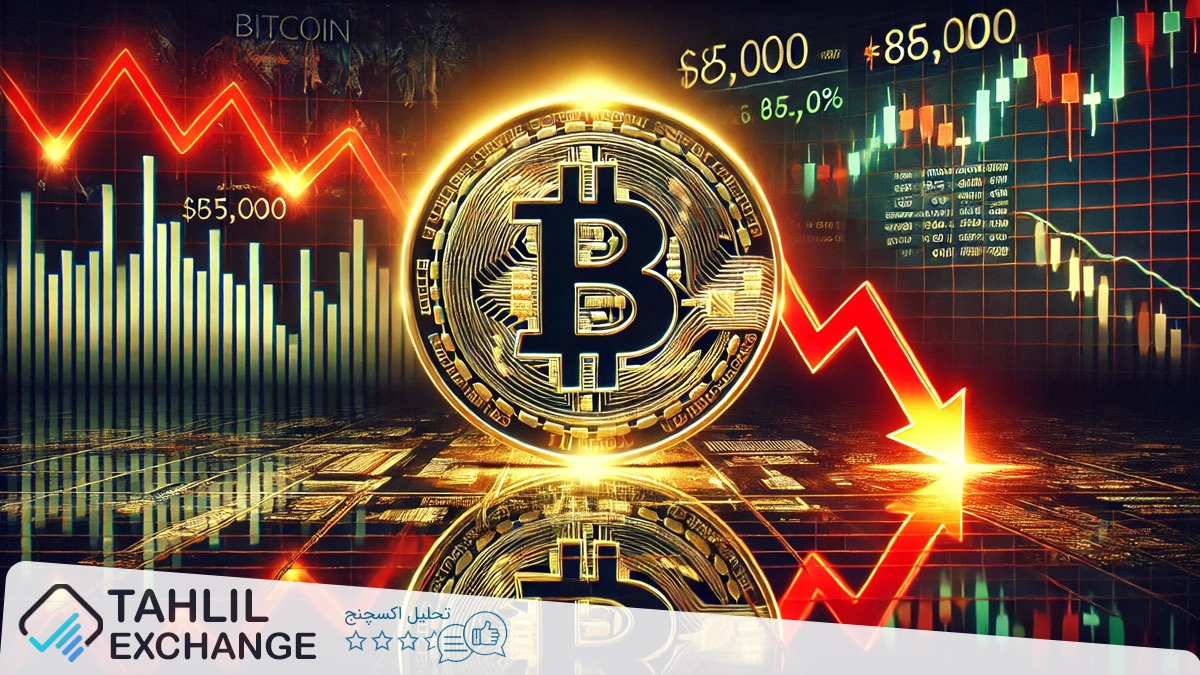 پیشبینی کاهش قیمت بیتکوین به 85,000 دلار تا آوریل 2025