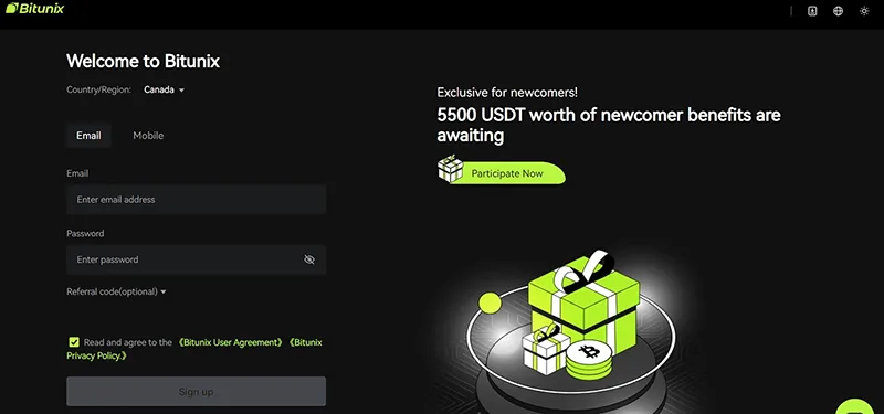 صرافی بیت یونیکس Bitunix