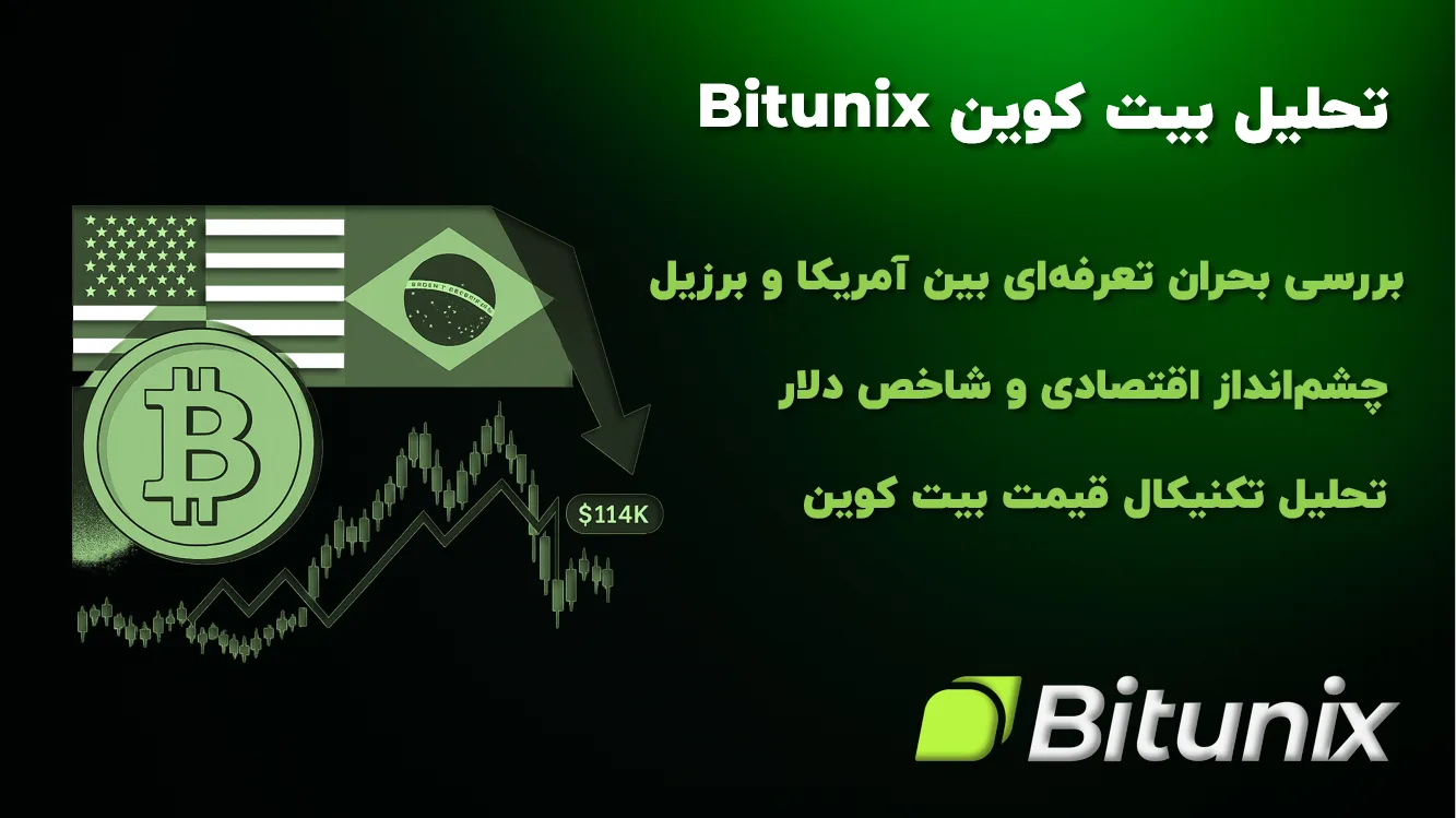 تحلیل بیت کوین Bitunix : مقاومت 114 هزار دلار در سایه جنگ تجاری آمریکا و برزیل
