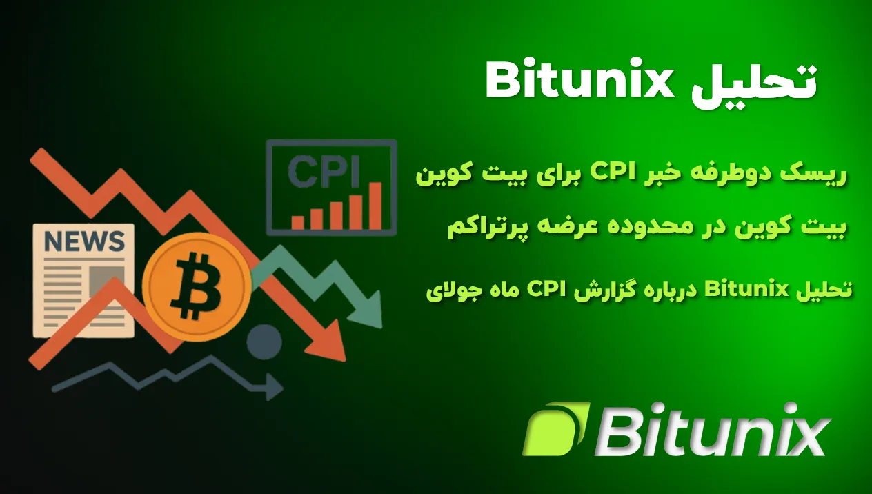 تحلیل Bitunix : ریسک دوطرفه خبر CPI و بیت کوین در محدوده عرضه پرتراکم