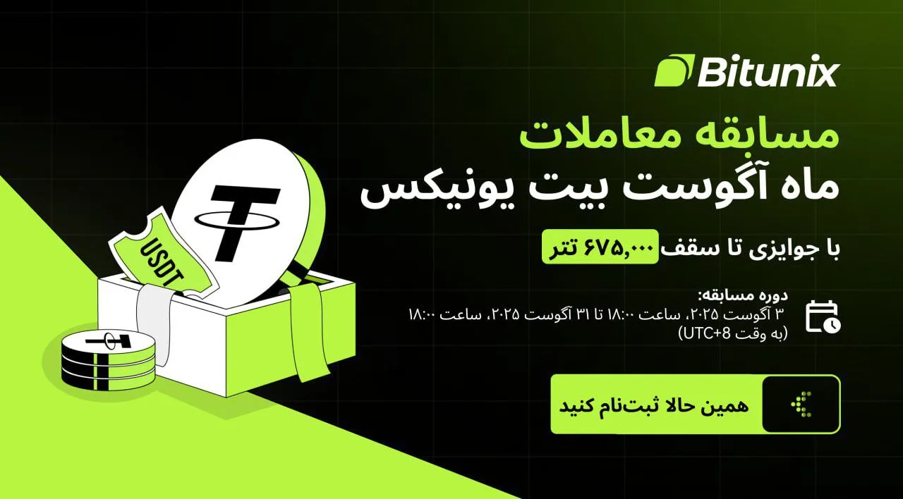 مسابقه معاملات ماه آگوست بیت یونیکس