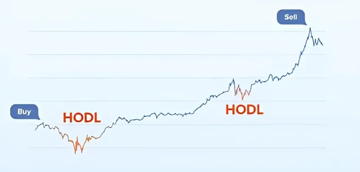 استراتژی خرید و نگهداری (HODL)