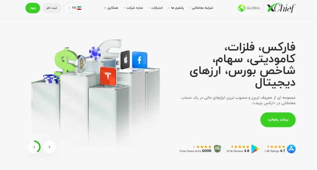 بررسی بروکر ایکس چیف | XChief