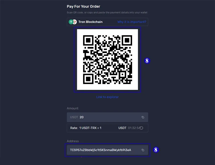 آموزش واریز با کریپتو در بروکر ایکس چیف