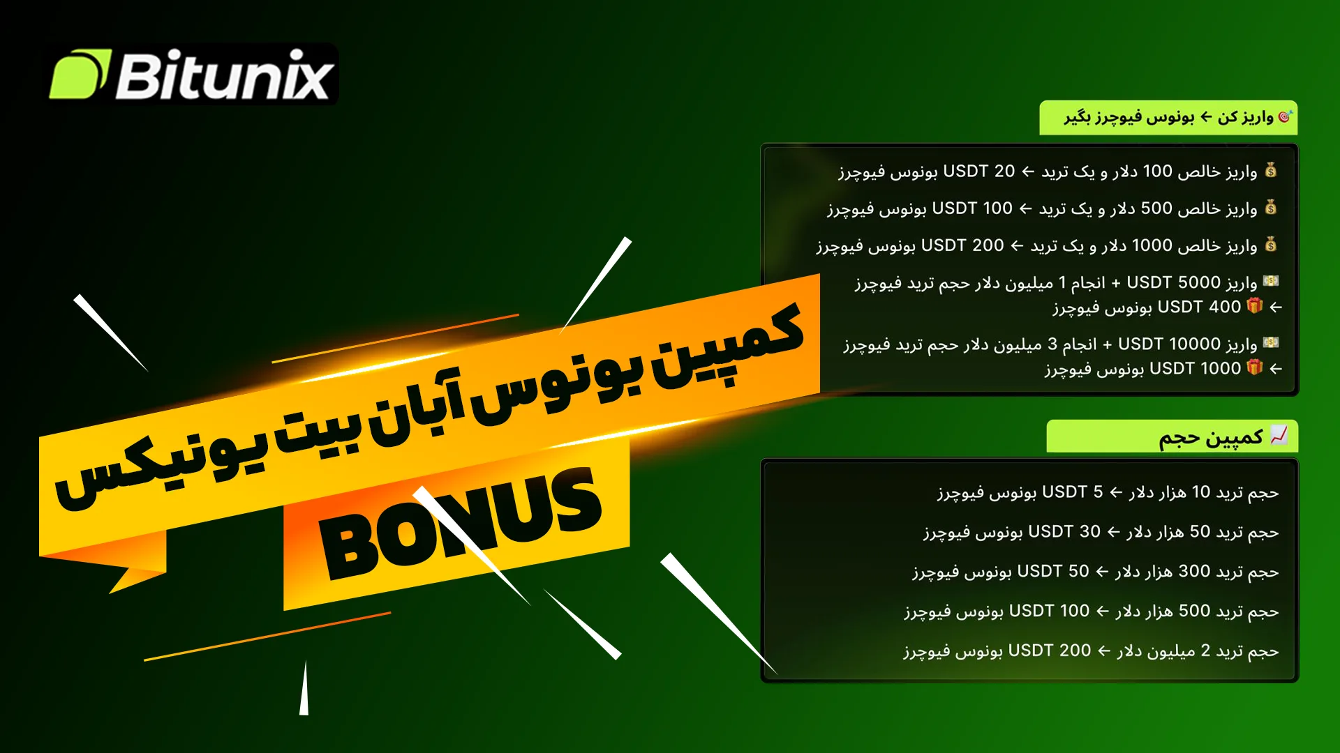 کمپین بونوس آبان بیتیونیکس