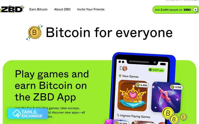 دریافت بیت کوین رایگان با بازی ‌های موجود در Zebedee